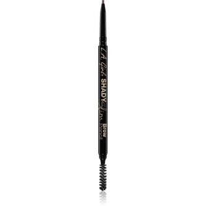 L.A. Girl Cosmetics Shady Slim automatická tužka na obočí s kartáčkem odstín Brunette 0.08 g obraz