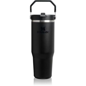 Stanley IceFlow™ Flip Straw Tumbler nerezová láhev na vodu Black 2.0 890 ml obraz