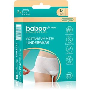 Baboo Postpartum Mesh Pants poporodní kalhotky velikost M 2 ks obraz