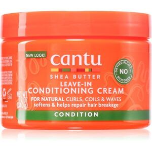CANTU Shea Butter Leave-In Conditioning Cream bezoplachový kondicionér pro vlnité a kudrnaté vlasy 340 g obraz
