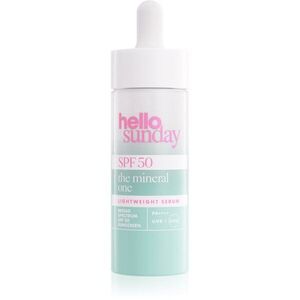 hello sunday the mineral one lightweight serum drops lehké sérum SPF 50 30 ml obraz