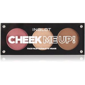 Inglot Face Palette rozjasňovač, bronzer a tvářenka odstín Cheek Me Up! 7.2 g obraz