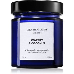 Vila Hermanos Apothecary Cobalt Blue Watery & Coconut vonná svíčka 150 g obraz