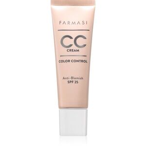 Farmasi Color Control rozjasňující CC krém SPF 25 odstín 02 Light To Medium 30 ml obraz