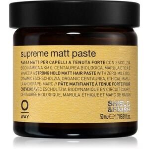 Oway Shield & Finish Supreme Matt Paste matující stylingová pasta se střední fixací 50 ml obraz