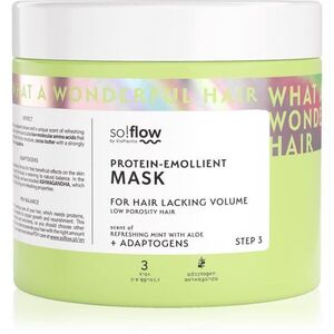 so!flow Low Porosity Hair Protein-Emollient Mask maska pro vlasy bez objemu 400 ml obraz