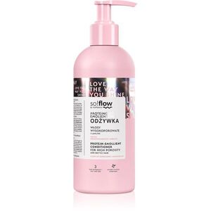 so!flow High Porosity Hair Protein-Emollient Conditioner posilující kondicionér pro lámavé a namáhané vlasy 400 ml obraz