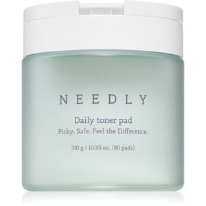 NEEDLY Daily Toner Pad peelingové pleťové tamponky pro mastnou a problematickou pleť 80 ks obraz