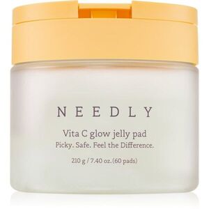 NEEDLY Vita C Glow Jelly Pad čisticí tampónky pro rozjasnění pleti s vitamínem C 60 ks obraz