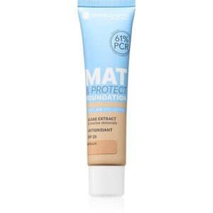Bell HYPOallergenic Mat & Protect dlouhotrvající matující make-up SPF 25 odstín 04 Peach 30 g obraz