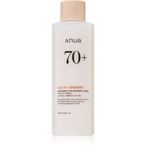 Anua Rice 70+ Glow Milky Toner hydratační tonikum pro rozjasnění pleti 250 ml obraz