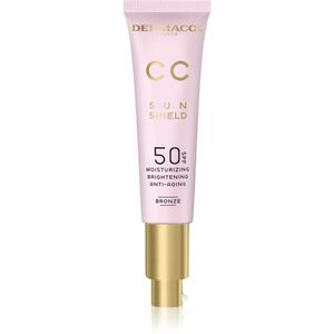 Dermacol CC Sun Shield CC krém s omlazujícím účinkem SPF 50 odstín Bronze 30 ml obraz