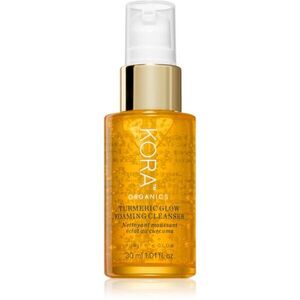 KORA Organics Turmeric Glow Foaming Cleanser čisticí pěna na obličej 30 ml obraz