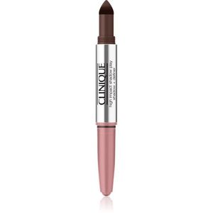 Clinique High Impact™ Shadow Play oční stíny v tužce duo odstín Pink Honey + Black Honey 1.9 g obraz