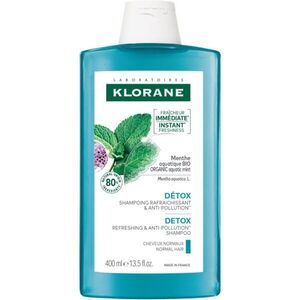 Klorane Bio Máta Vodní čisticí detoxikační šampon pro normální vlasy 400 ml obraz