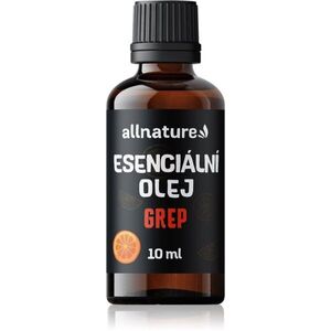 Allnature Esenciální olej Grep esenciální vonný olej s povzbuzujícím účinkem 10 ml obraz