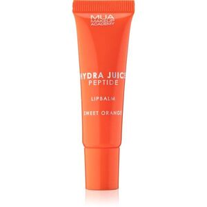 MUA Makeup Academy Hydra Juice Peptide Lip Balm hydratační balzám na rty pro lesk vůně Sweet Orange 10 ml obraz