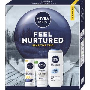 NIVEA MEN Feel Nurtured dárková sada na tělo a obličej obraz