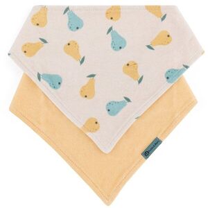 Petite&Mars Bandana Luke 3m+ bryndák Beige Pears&Intense Ochre 1 ks obraz