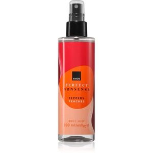 Avon Perfect Nonsense Peppery Peaches parfémovaný tělový sprej pro ženy 200 ml obraz