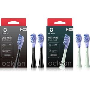 Oclean Ultra White Set náhradní hlavice pro zubní kartáček Black & Green obraz