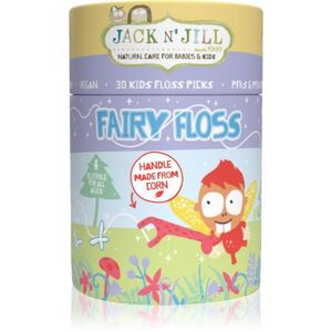Jack N’ Jill Fairy Floss dentální párátka s nití pro děti 30 ks obraz