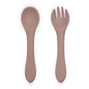Petite&Mars Take&Match Silicone Cutlery příbor Velvet Latte 6m+ 2 ks obraz