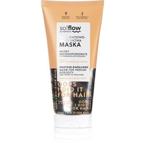 so!flow Medium Porosity Hair Protein-Emollient Mask maska na vlasy proti krepatění 200 ml obraz