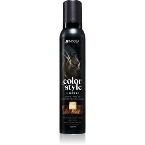 Indola Color Style Mousse tónovací pěna na vlasy odstín Medium Blonde 200 ml obraz