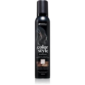 Indola Color Style Mousse tónovací pěna na vlasy odstín Beige Blonde 200 ml obraz