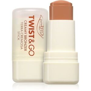 puroBIO Cosmetics Twist&Go krémový bronzer v tyčince 02 Biscuit 5 g obraz
