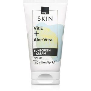 Avon Sk!n Vit E + Aloe Vera pleťový krém SPF 30 50 ml obraz