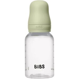 BIBS Anti-Colic Baby Bottle Latex antikoliková láhev s kaučukovou savičkou Sage 1 ks obraz