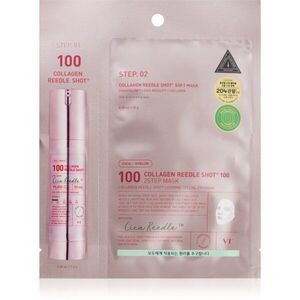 VT Cosmetics Collagen Reedle Shot 100 2 Step Mask liftingová a zpevňující maska pro dvoufázové ošetření pleti 26.5 g obraz