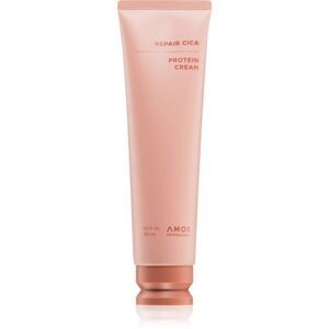 AMOS PROFESSIONAL Repair Cica Protein Cream vyživující a termoochranný krém pro poškozené vlasy 150 ml obraz