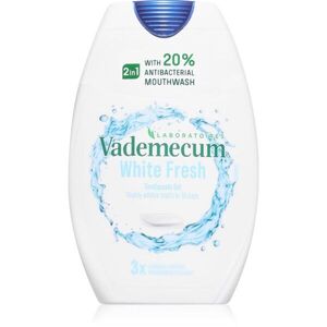 Vademecum 2 in1 White Fresh zubní pasta a ústní voda 2 v 1 s bělicím účinkem 75 ml obraz