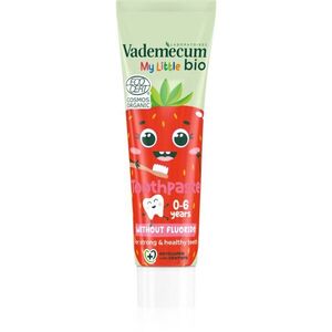 Vademecum BIO Strawberry dětská zubní pasta bez fluoridu jahoda 50 ml obraz