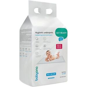 BabyOno Get Ready Hygienic Underpads jednorázové přebalovací podložky 40 x 60 cm 22 ks obraz