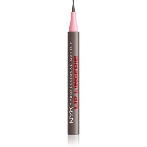 NYX Professional Makeup Lip Lingerie fix na rty pro dlouhotrvající efekt odstín 12 Wild Side 1 ml obraz