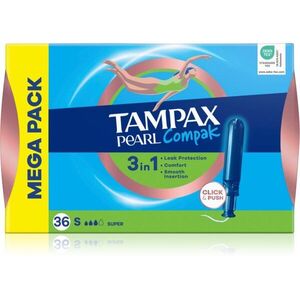 Tampax Pearl Compak Super tampony s aplikátorem 36 ks obraz