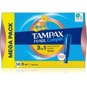 Tampax Pearl Compak Regular tampony s aplikátorem 36 ks obraz