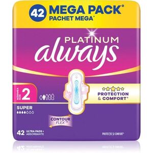 Always Platinum Super Size 2 vložky s křidélky 42 ks obraz