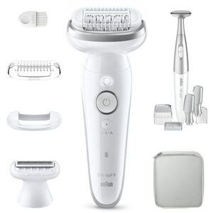 Braun Silk-épil 9 9-241 epilátor s plně flexibilní hlavou pro mokré i suché holení 1 ks obraz