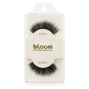 Bloom Natural nalepovací řasy z přírodních vlasů No. 117 (Black) 1 cm obraz