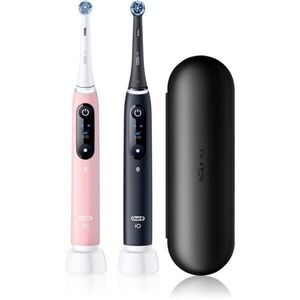 Oral-B iO6 Connected Coach sada zubních kartáčků a náhradních hlavic s pouzdrem DUO BALENÍ 2 ks obraz