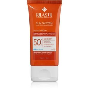 Rilastil Sun System Velvet Touch hydratační ochranný krém SPF 50+ 50 ml obraz