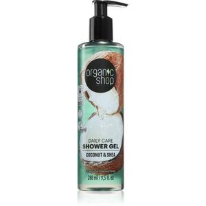 Organic Shop Coconut & Shea hydratační sprchový gel 280 ml obraz