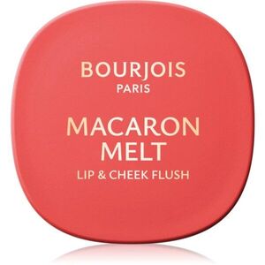 Bourjois Macaron Melt Lip & Cheek Flush tvářenka 2 v 1 odstín 03 Peach Tatin 5 g obraz