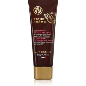 Yves Rocher Riche Créme krém na ruce proti pigmentovým skvrnám SPF 30 50 ml obraz