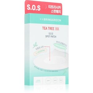 BRINGGREEN Tea Tree Cica SOS Spot Patch náplasti na problematickou pleť se zklidňujícím účinkem 100 ks obraz